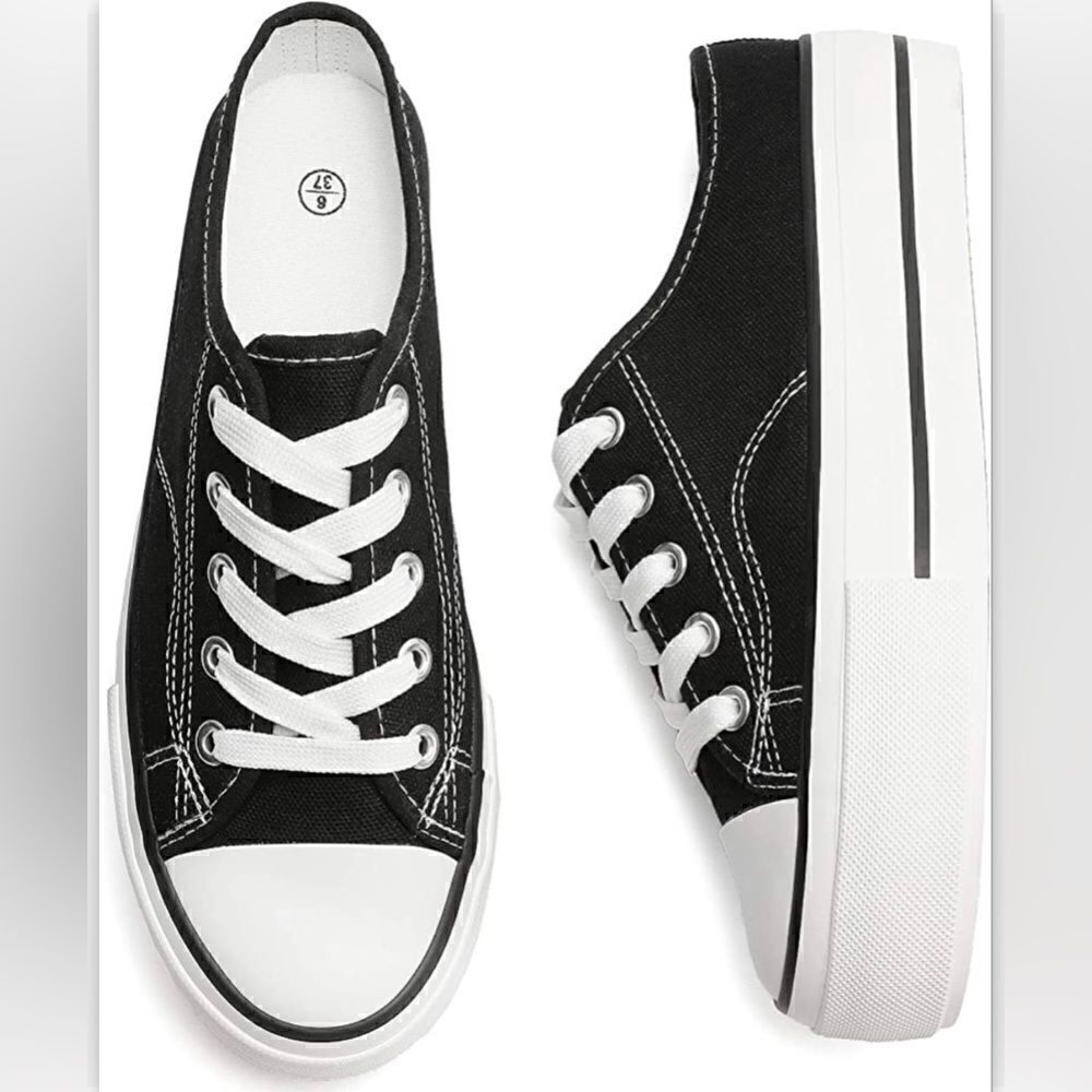 Platform Shoes Slip On Low Top Sneakers